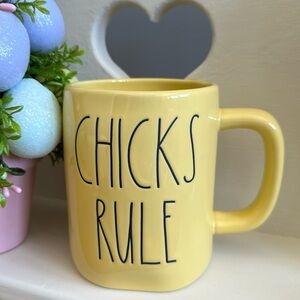 CHICKS RULE Mug by Rae Dunn